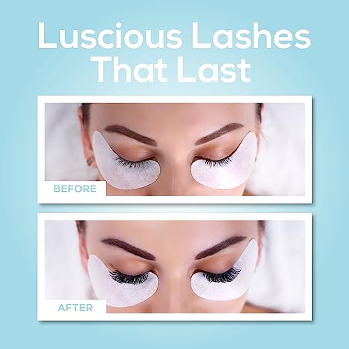 Eyelash Glue for Professional Lash Extensions - Extra Strong Lash Glue 5ml - 1-2 Sec Dry Time & 6-7 Weeks Bonding - Extra Black Lash Adhesive - L