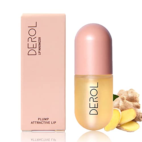 Rosarden Natural Lip Plumper and Lip Care Serum, Lip Enhancer, Lip Gloss, Balm Maximizer for Fullness, Plumping and Moisturizing Lips