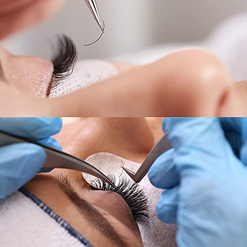 Eyelash Extensions 0.15 D Curl Mix-8-15mm QUEWEL Classic Lash Extensions Classic Individual Lash Extensions Soft Black Matte Single Lashes Extens