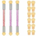 tao pipe 3Pack Nail Art Sponge Brush Nail Gradient Tool Nail Art Ombre Sponge DIY Creative Nail Art Tools Accessories