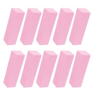 10 Pieces Nail Buffer Blocks Multi-Sided Nail Sanding Blocks Professional Nail Polishers for Polishing Natural Acrylic Gel Nails