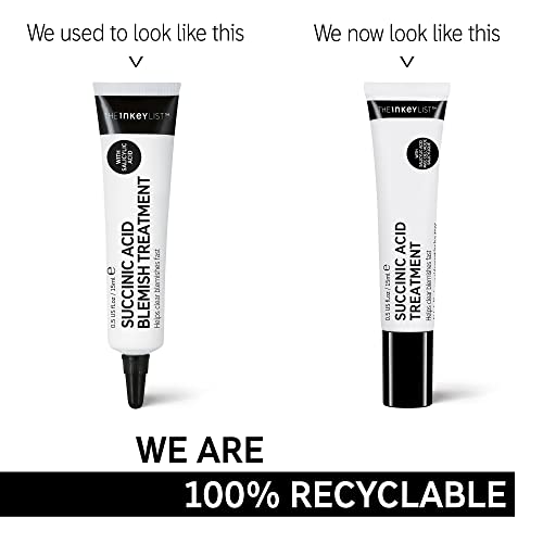 The INKEY List Succinic Acid Blemish Treatment to Clear Blemishes, Reduce Inflammation and Prevent Clogged Pores 15ml
