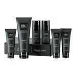 Tiege Hanley Men’s Skin Care System - Level 3 | Mens Anti Aging Routine Product Set: Face Wash, Serum, Day & Night Moisturizer, Exfoliating Scrub