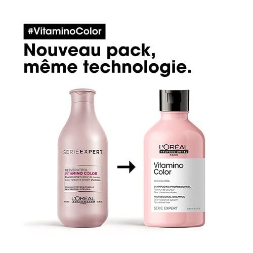 L’Oréal Professionnel Shampoo, With Resveratrol for Coloured Hair, Serie Expert Vitamino Colour
