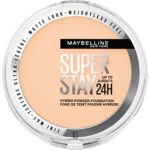 Maybelline Powder Foundation, Long-lasting 24H Wear, Medium to Full Coverage, Transfer, Water & Sweat Resistant, SuperStay 24H Hybrid Powder Foun