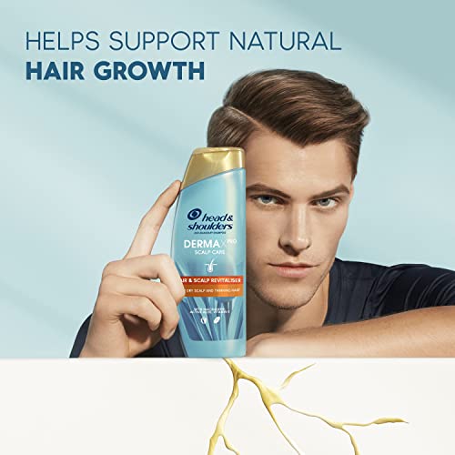 Head & Shoulders Anti-dandruff Shampoo, DermaXPRO | Helps Support Hair Growth | Vitamin E, Niacinamide & Active Aloe | Revitalises Scalp | For Dr
