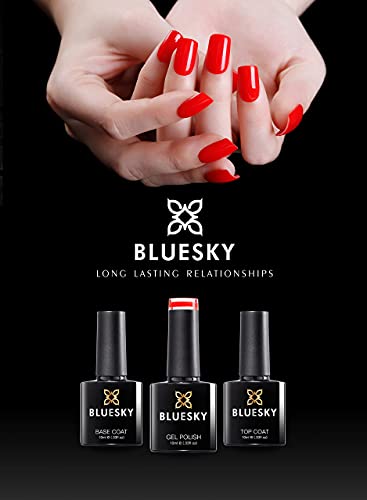 Bluesky Gel Nail Polish, Winter Glow 80611, Blush, Pale, Pink, Long Lasting, Chip Resistant, 10 ml (Requires Drying Under UV LED Lamp)