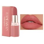 Matte Lipstick Long Lasting, Non Stick Cup Velvet Lipstick Lip Gloss Waterproof Lipstick Professional Lipstick Cosmetics Make Up Gifts Full-Cover