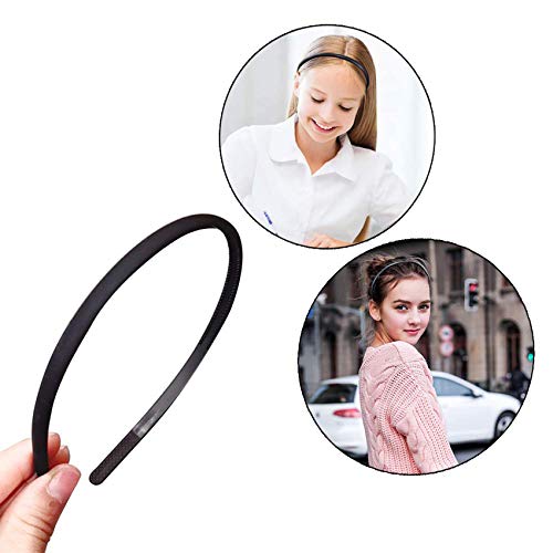 Elehui 6 Pack Headband Hair Bands for Women Girls Plastic Headband With Teeth Alice Band Hair Accessories for Women Sharks Tooth Comb Headband 3