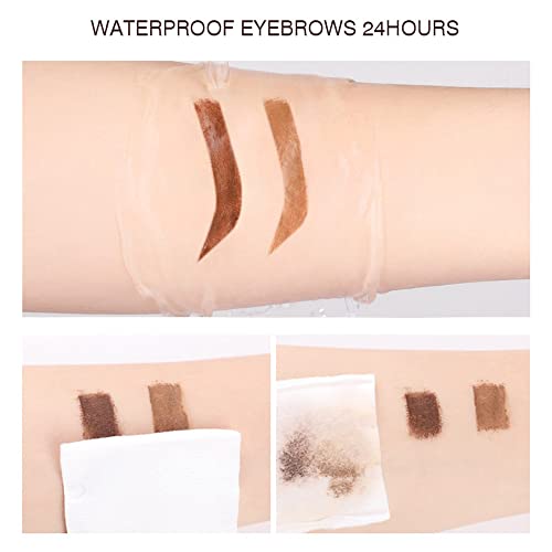 Eyebrow Gel, Eyebrow Dye/Eyebrow Tint/Semi-Permanent Eyebrow Gel Tattoo Brow Waterproof Sweat-proof,Fast Drying,Brow Gel (Brown)