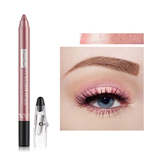 Eyeshadow Pen, Crayon Waterproof Eyeshadow Stick, Shimmer Cream Eye Shadow Pencil, Lasting Waterproof And Not Blooming Pearlescent Eyeliner Penci
