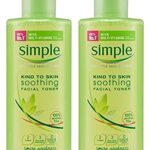 Simple Soothing Facial Toner 6.7 Ounce (198ml) (2 Pack)