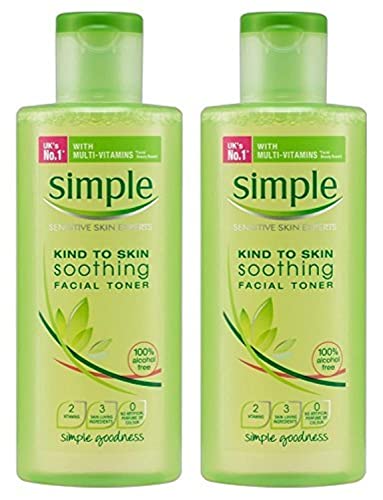Simple Soothing Facial Toner 6.7 Ounce (198ml) (2 Pack)