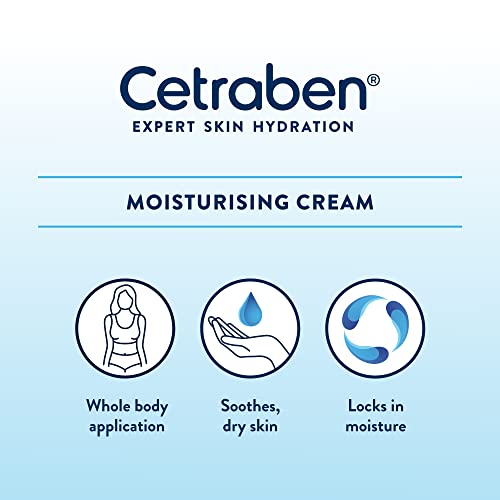 Cetraben Body Cream Moisturiser Perfect For Dry Sensitive and Eczema Prone Skin, 475ml