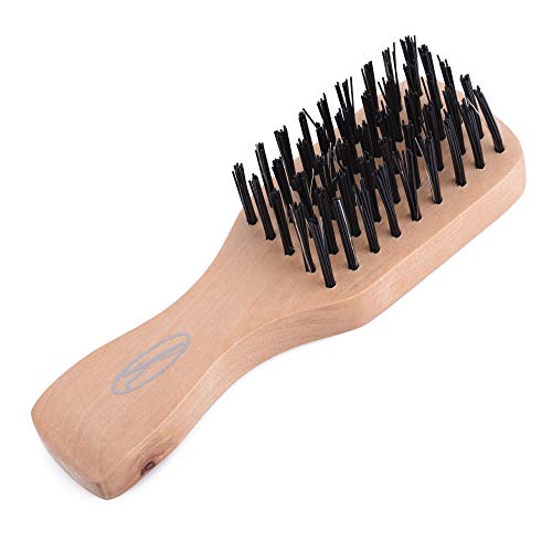 Fine Lines - Paddle Bristle Brush | Boar and Nylon Bristle Hair Brush | Soft Bristle Hair Brush for Afro, Wet or Curly Hair | Bristle Hair Brushe