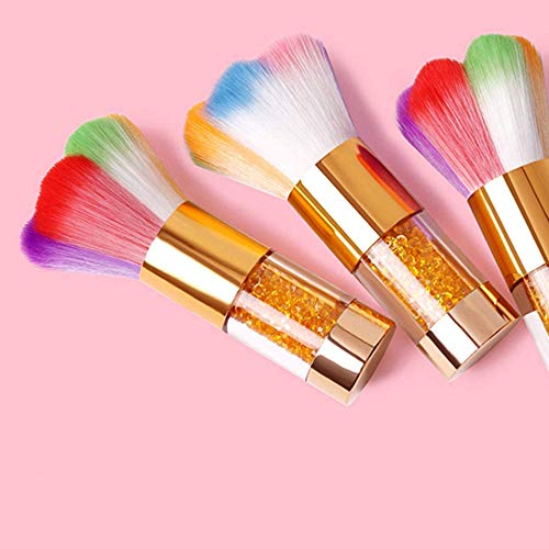 Nail Dust Cleaner, Nail Dust Brush Nail Soft Dust Cleaner Cleaning Brush Acrylic UV Gel Powder Removal Manicure Tool Nail Art Supplies for Acryli