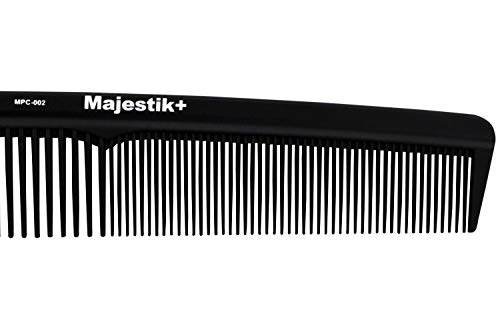 Hair Comb- a Professional Hairdressing Carbon Fibre Comb, Master Barber and Salon Comb, Anti Static, Heat Resistant, Strong & Durable, Medium and