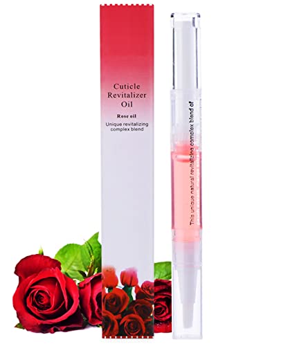 Cuticle Oil Pen for Nail Care, Nail Oil Pen Rose Nail Oil Hand & Nail Treatment Pedicure (Rose)