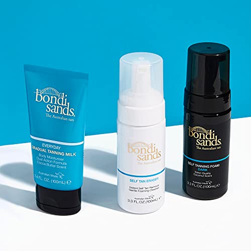 Bondi Sands Dark Self-Tanning Foam - Lightweight, Buildable Formula Gives a Sun-Kissed Glow for a Flawless Finish; Enriched with Aloe Vera; Vegan