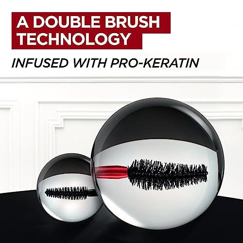 L'Oréal Paris Mascara, Salon Lash Lift, With Pro-Keratin, Long-lasting, No Clumping or Smudging, Pro XXL Lift, Black