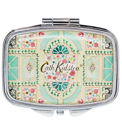 Cath Kidston The Garden Path Mirror Compact Lip Balm | Help Lips Feel Soft | Enriched With Essential Oils | Cruelty Free & Vegan Friendly | 6g