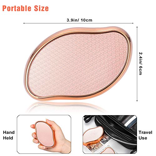 BEZOX 2in1 Nano Glass Foot File for Foot Spa, Home Salon -Highly Effective Callus Remover Wake Up Velvety Feet -High-Density Fine Nano Glass Not