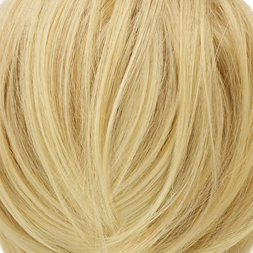 BARSDAR Hair Bun Ponytail Extension, Straight Synthetic Hairpiece Fully Short Ponytail Bun Extensions Hair Accessories Elastic Easy Scrunchie for