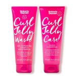 Umberto Giannini Curl Jelly Shampoo & Conditioner - Jelly Wash & Jelly Care - Vegan, Cruelty Free, & Sulfate Free for Curly or Wavy Hair - No Fri