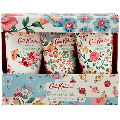 Cath Kidston Blossom Birds Assorted Hand Cream Trio Gift Set | Enriched With Shea Butter | Cruelty Free & Vegan Friendly | Travel Friendly Sizes