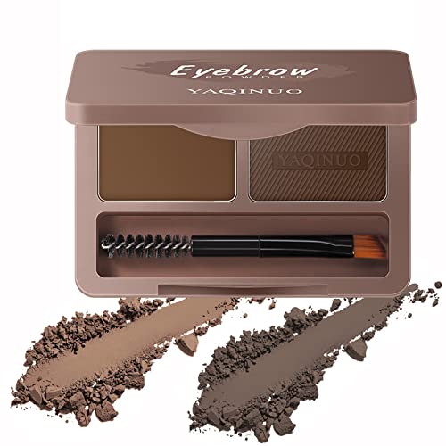 Eyebrow Powder,Dark Brown Light Brown Eyebrows Shaper Brow Pomade Pen Pencil Tint Makeup Kit Set. As Eyeliner Face Contour Hairline Filler For Wo
