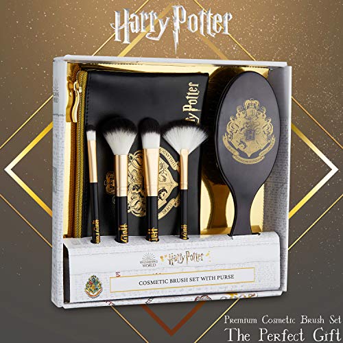 Harry Potter Makeup Bag, Brush Set for Women, Travel Toiletry Bags, Beauty Case for Girls, Cosmetic Accessories Sets for Ladies