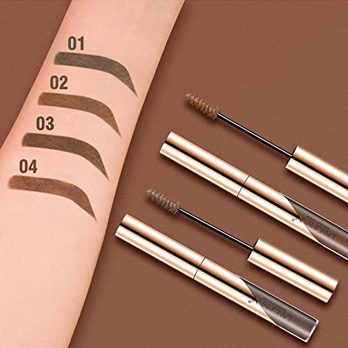 Eyebrow Gel, Eyebrow Dye/Eyebrow Tint/Semi-Permanent Eyebrow Gel Tattoo Brow Waterproof Sweat-proof,Fast Drying,Brow Gel (Brown)