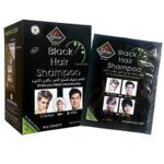 Dexe Black Hair Shampoo Instant Colour 25ml x 10 Sachets Lasts for 4 weeks, Grey Reverse Colour Shampoo, Temporary Hair Colour (Packaging May Var