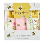 Heathcote & Ivory Flower Of Focus Hand Creams Trio Gift Set | Enriched With Shea Butter | Cruelty Free & Vegan Friendly | Travel Friendly Sizes |