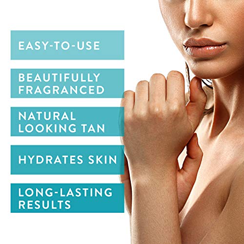 EcoTan Tropical Tanning Face and Body Mist Spray 500ml, Long-Lasting Natural Golden Bronzing Self Tan, Aloe Vera Chamomile & Coconut Water, Vegan