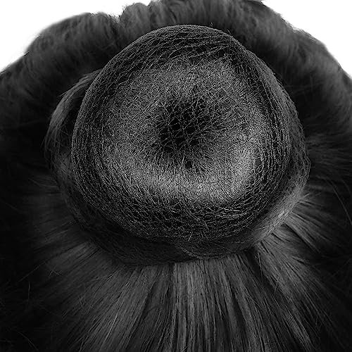sukevitor Invisible Hair Net for Woman, 30Pcs Hair Nets for Women Bun, 20Pcs Hair Pins for Chignon Hairstyles for Kids Girls Women (Black)