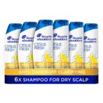 Head & Shoulders Citrus Fresh Shampoo for Greasy Hair, Pack of 6