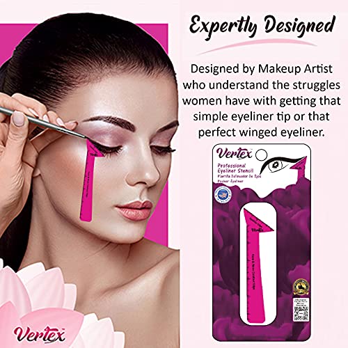 Eyeliner Stencils For Eyes Reusable Pencil - Waterproof Makeup Gel Liquid Liner Wing Tips Beginners Stickers Pads Pen Stamp Stencil Sharpener Eye