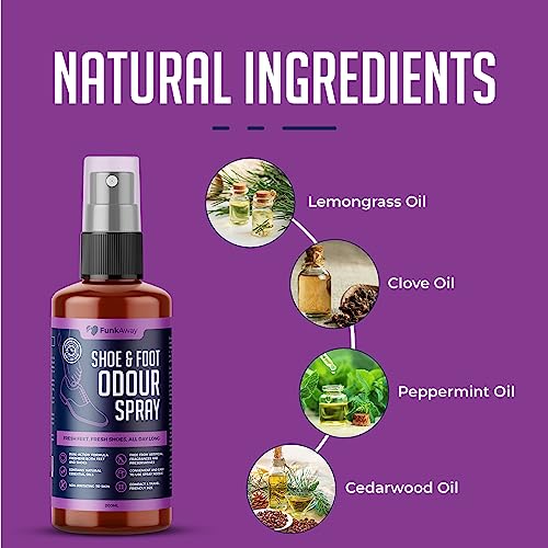 Shoe & Foot Odour Spray | Antibacterial Odor Eliminator For Smelly Feet | 200ml