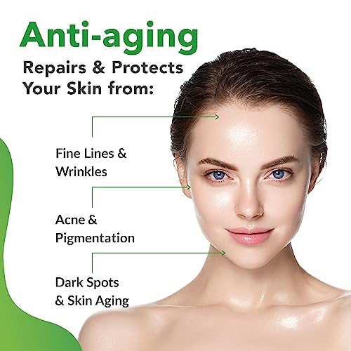 Retinol Serum High Strength for Face + Vitamin E & Hyaluronic Acid – Advanced Anti-aging Night Repair Skin Care - Collagen Booster – Acne Treatme