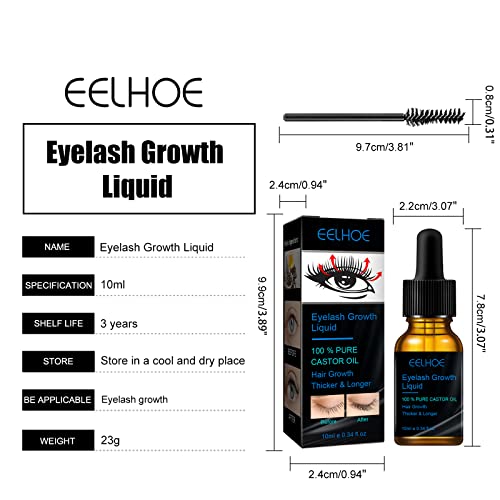 Eyelash Enhancer Eye Lash Rapid Growth Serum Hair Treatment Lash Booster Eyebrow Enhancing Serum Stimulate for Eyelashes, Eyebrows Hair Growth Ca