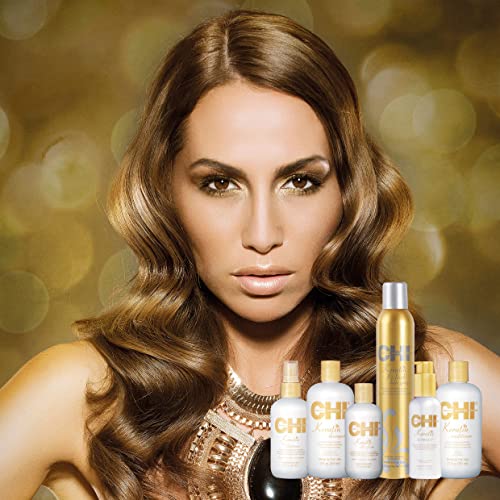 CHI Keratin Silk Infusion ; Reconstructing Keratin Treatment Hair Serum ; Leave-In Hair Oil for Dry Damaged Hair ; Hydrates, Restores & Adds Shin