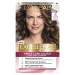 L'Oréal Paris Excellence Crème Permanent Hair Dye, Radiant At-Home Hair Colour with up to 100% Grey Coverage, Pro-Keratin, Up to 8 Weeks of Colou