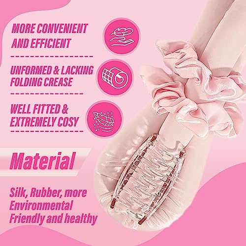 Heatless Curlers Headband No Heat Hair curler Rod For sleeping Overnight curls headband Heatless Curls Roller Heatless Hair curlers Set No Heat C