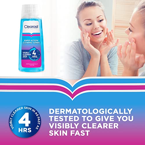 Clearasil Bundle for Clear Skin and Pores: Clearasil 5 in 1 Cleansing Face Wash 125 ml + Toner 200ml
