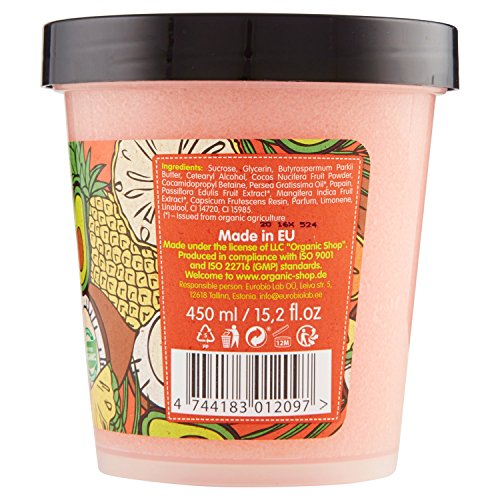 Organic Shop Body Desserts Tropical Mix Sculpting Body Scrub, 450 ml