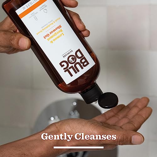 BULLDOG – Bodycare for Men | Lemon and Bergamot Shower Gel | Fresh and Revilatising Body Wash | 500 ml