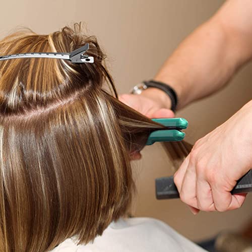 Pin Curl Clips 24 pcs, Silver Metal Hair Clips for Styling, Hair Sectioning Clips, Hairdressing Clips for Curls for Hair Extensions DIY Hair Acce