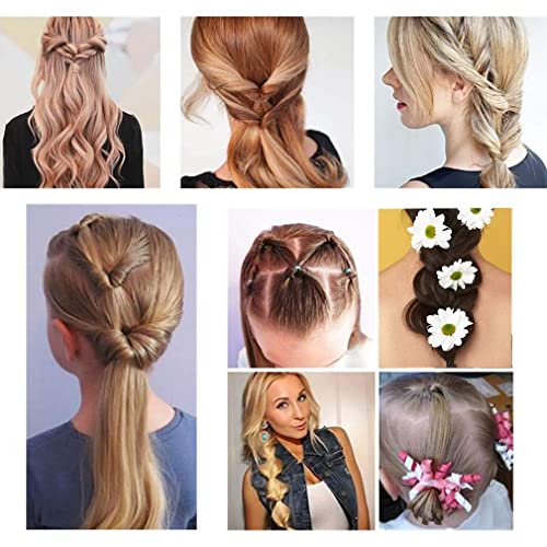 Hair Braiding Kit, Include 1 set of Topsy Hair Tail Tools, 3pcs Hair Braid French Centipede Braiders, 1pcs Plastic Bun Maker, 10pcs U Shaped Hair
