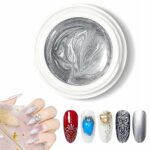 Metallic Painting Gel Nail Polish, Mirror Silver Liner Gel Polish, 3D Metal Painting Nail Polish, Drawing Mirror Nail Gel Polish, Nail Liner Pain